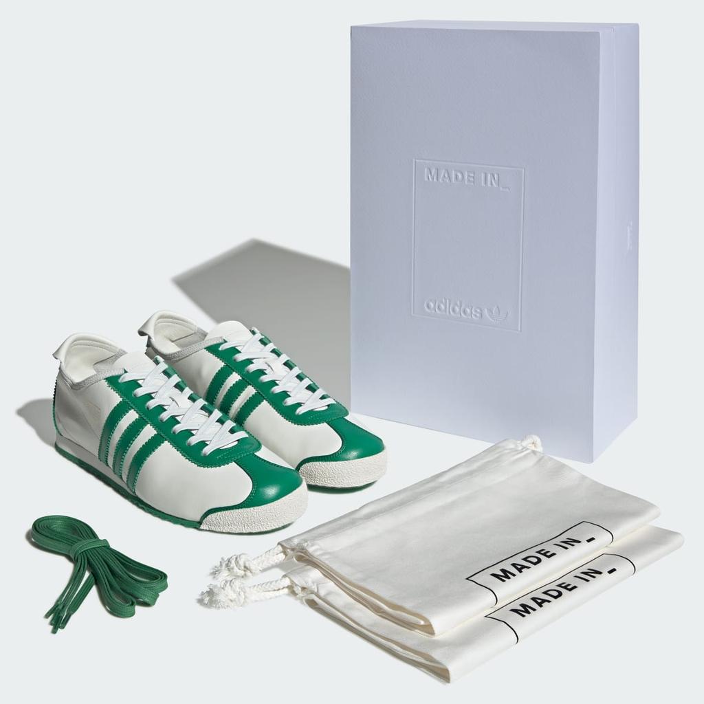 adidas Italia 60s Made In Italy JR8377 Unisex Originals Sneakers Core White / Green / Cream White
