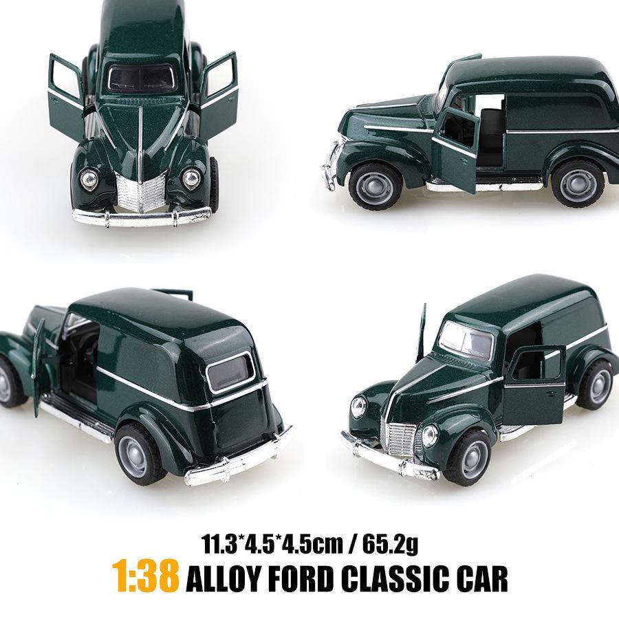 1:38 Scale Classic Pickup Truck Model Car Alloy Toy Car for Kids