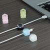6 шт. Магнитный органайзер для кабелей Самоклеящийся фиксатор для шнура питания Держатель зажим для зарядного провода умных устройств