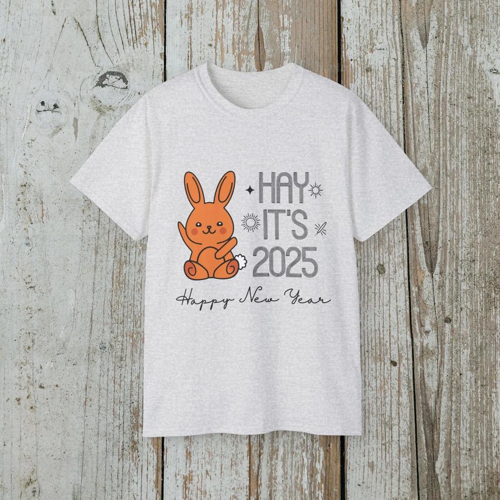 New Year T-Shirt, Unisex Ultra Cotton Tee, 100% US cotton, 2025 Shirt