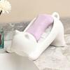 Cat Shape Soap Box Cartoon Soap Dish Drainable Storage Holder Soap Container Storage Dish Household Bathroom Accessories