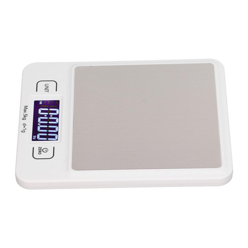 Food Scale 5kg Capacity 1g Accuracy Digital Display Measuring Tool for Kitchen Tea