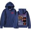 2025 De La Rose Album Fashion Printed Hoodies for Men and Women High Quality Punk Hoodies Harajuku Casual Warm Sweatshirts