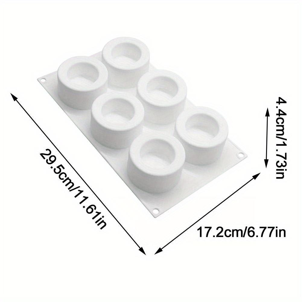 Силиконовая 6-звенная вогнутая форма для кексов Форма для кексов DIY Инструмент для приготовления шоколада Инструмент для выпечки Аксессуары