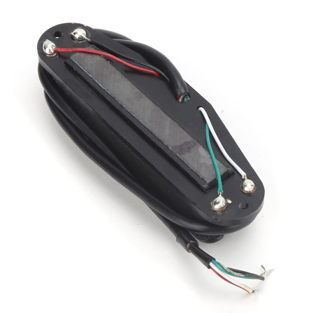 Black Dual Rail Humbucker Pickup 10K Output Hot Humbucker Pickup For Electric Guitar