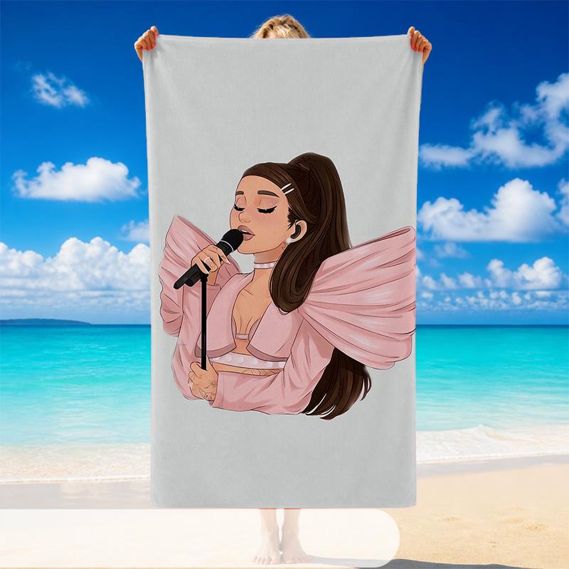 Ariana Grande Beach Towel, Soft Large Absorbent Towel For Beach Swimming Pool Travel Vacation