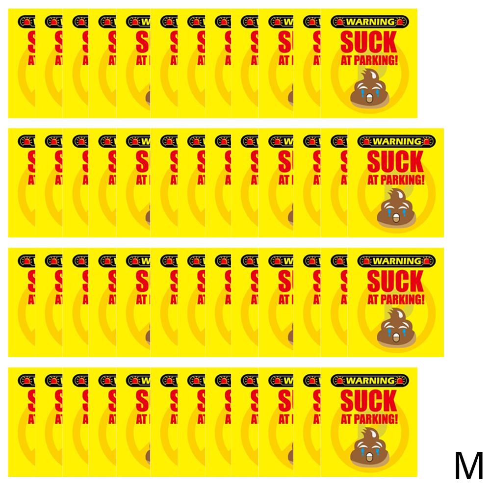 (Пакет 50)Плохие карточки для парковки Вы припарковались как идиот Визитные карточки для забавного нарушения правил парковки Шутка Уведомление L5S7