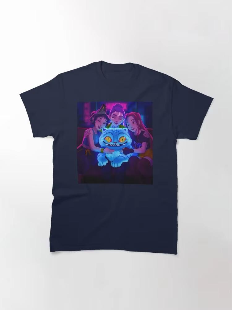 Kpop Demon Hunters Rumi Mira Zoey Derpy 2026 Summer Mens Womens Luxury Fashion Pure CottonTshirt Street Wear Y2K