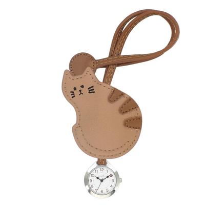 [Следить] IWAWP кошачья мята Turning Cat Hang Watch E03423A-6 BR Женские карманные часы