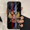 Чехол из закаленного стекла с российским флагом для iPhone Samsung Galaxy OnePlus Oppo Xiaomi Redmi Note SA 7 8 9 10 11 12 13 14 20 21 22 53 Pro Max Ultra