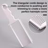 2Pcs Anti-Static Hair Comb Set Durable Plastic Heat-Resistant Ergonomic Handle Easy Styling Tangle-Free Hair Comb