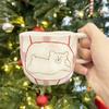 Расписанная вручную керамическая чашка для чая, очень милый мультяшный медведь, большая емкость, кофейная кружка для дома, офиса, кухни, бара, креативный подарок для друзей