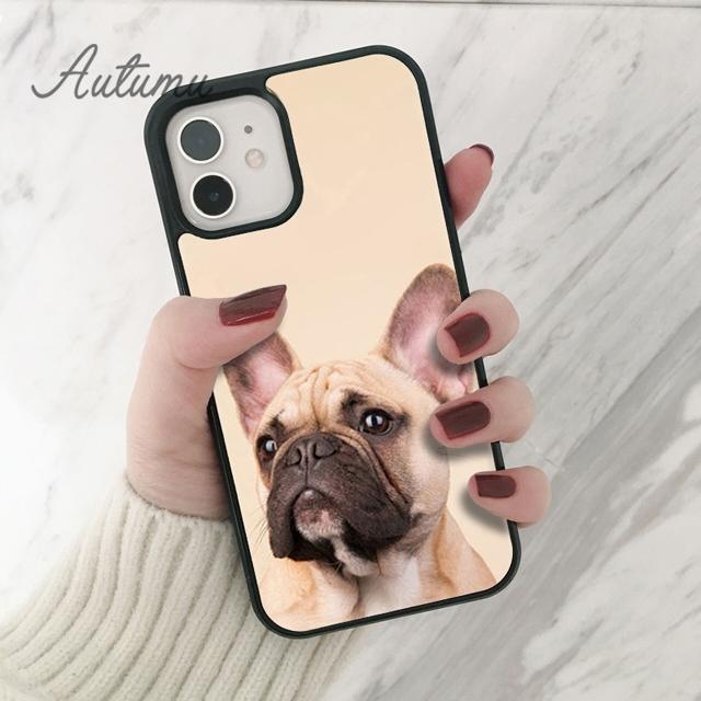 Чехол для телефона с французским бульдогом и собакой для iPhone 11, 12, 13, 14 Pro Max mini X XR XS SE 2020 6S 7 8 Plus, Samsung Galaxy S21 S22, чехол