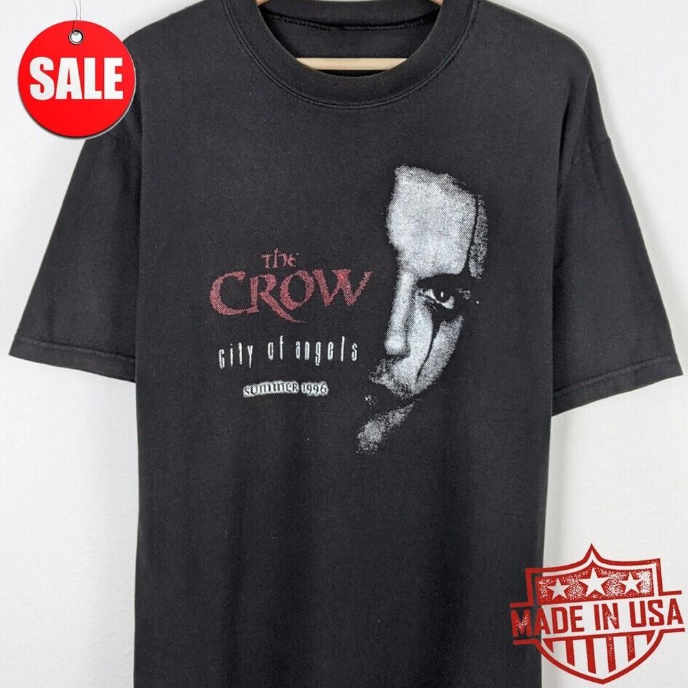 New The Crow Movie Brandon Lee City of Angles Cotton Unisex S-5XL Shirt PP2013
