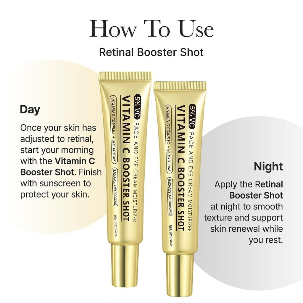 Vitamin C Brightening Serum with Hyaluronic Acid for Face - Glow Booster, Dark Spot Corrector, Anti-Aging, Fine Lines, 30ml