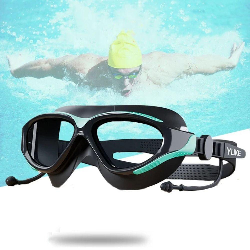 Professional HD Silicone Goggles Anti-Fog Swim Glasses New Adult Swim Goggles