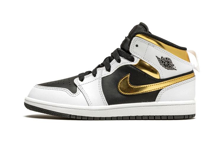 Jordan 1 Mid PS Белое золото 640734-190