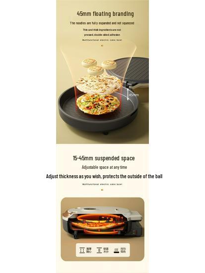 Detachable Electric Pancake Pan & Grill: Dishwasher Safe Breakfast & Sandwich Maker