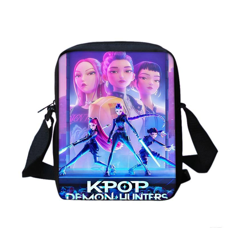 K-pop Сумка через плечо «Охотники на демонов» с принтом для учеников средней школы