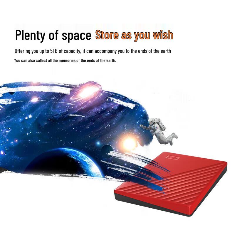 WD My Passport 2.5-inch USB 3.0 Portable External Hard Drive