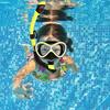 Kids Professional Swimming Goggles with Dry Snorkel Tube Set Anti Fog Goggles for Scuba Snorkel