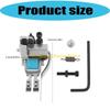 F26C Presser Foot Metal Designs Enhances Fabric Control Quilting