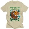 Мужская футболка Burbaloni Luliloli Capybara Итальянский Мем Brainrot Хлопок Короткий рукав Свободный крой Уличная одежда