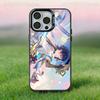 G-Genshin Impact Скарамуш Чехол для телефона для iPhone 17,16,15,14,13,12,11,Pro,XS,Max,Plus,Mini,SE4,E Черный матовый противоударный чехол