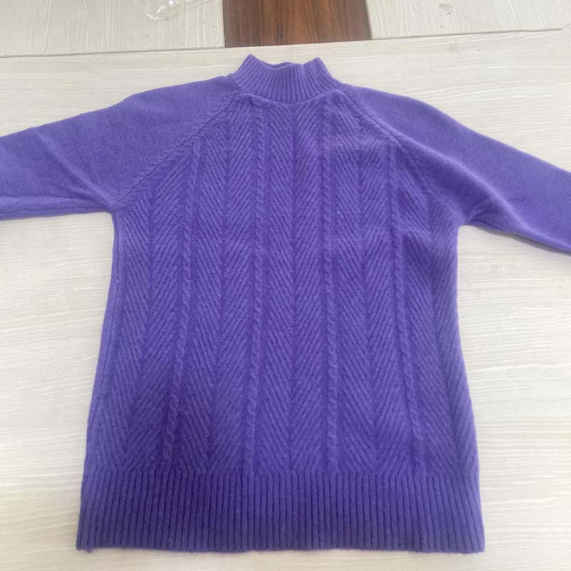 Женский утолщенный трикотажный свитер с полувысоким воротом на осень и зиму, свободный пуловер, нижняя часть рубашки