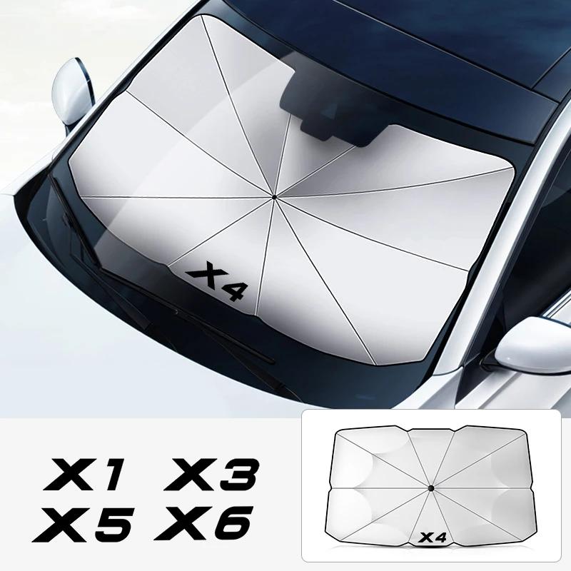 pzkem4 Car Insulation Sunshade Umbrella for BMW X1 X2 X3 X4 X5 X6 X7 G01 F10 F15 F49 F30 F85 G05 G08 F25 E84 E83 E71 E70 Car Accessorie