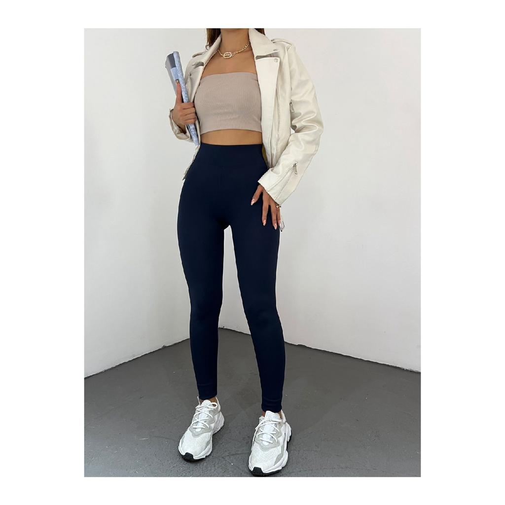 Женские черные зимние теплые стальные трикотажные колготки с корсетом и высокой талией, с флисовой подкладкой, без нижнего белья