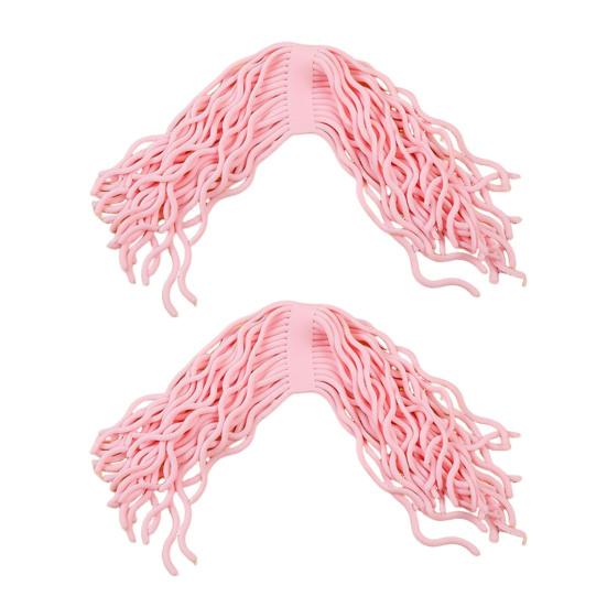 2 шт. Игрушка-антистресс в виде лапши, мягкая эластичная веревка из ТПР, непоседа, для детей, подростков, взрослых, портативная, для декомпрессии, имитация спагетти, тянущаяся сенсорная игрушка