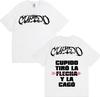 Tini Stoessel Cupido Tiro La Flecha Y La Cago Print T-shirts  Women Clothing Hip Hop Retro T Shirt Cotton Loose T-shirt