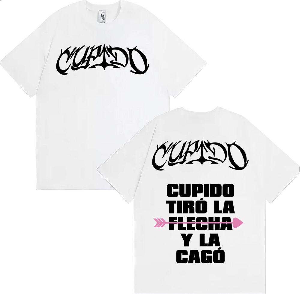Tini Stoessel Cupido Tiro La Flecha Y La Cago Print T-shirts Women Clothing Hip Hop Retro T Shirt Cotton Loose T-shirt