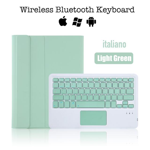 Wireless Portable with Pencil Stand Bluetooth Touchpad Keyboard Case for Samsung Galaxy Tab S8 11 2022 Tablet Protective Cover