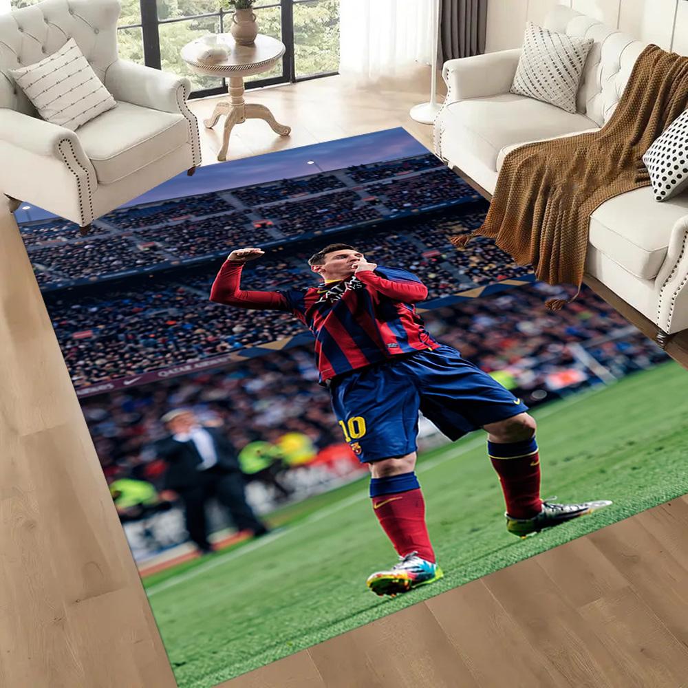 Messi 491 Area Rug Suitable for Dining Room Balcony Decorate room Living Rooms Antislip Carpet Anime Office Decor Wedding Party Gift
