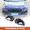 ABS Карбоновое волокно Накладка на переднюю противотуманную фару для Subaru Crosstrek -24