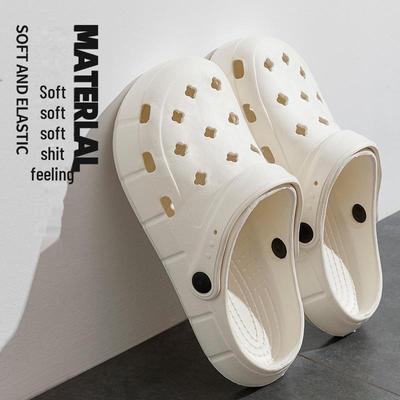 Женские пляжные сандалии из ЭВА на толстой подошве с нескользящей текстурой и тиснением