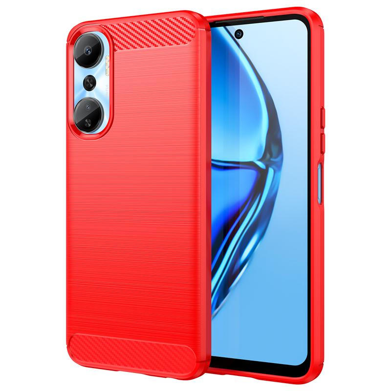 Для чехла Infinix Hot 20 Чехол для Infinix Hot 20 X6826 X6826B X6826C Бампер Силиконовый чехол из углеродного волокна для Infinix Hot 20 Чехол