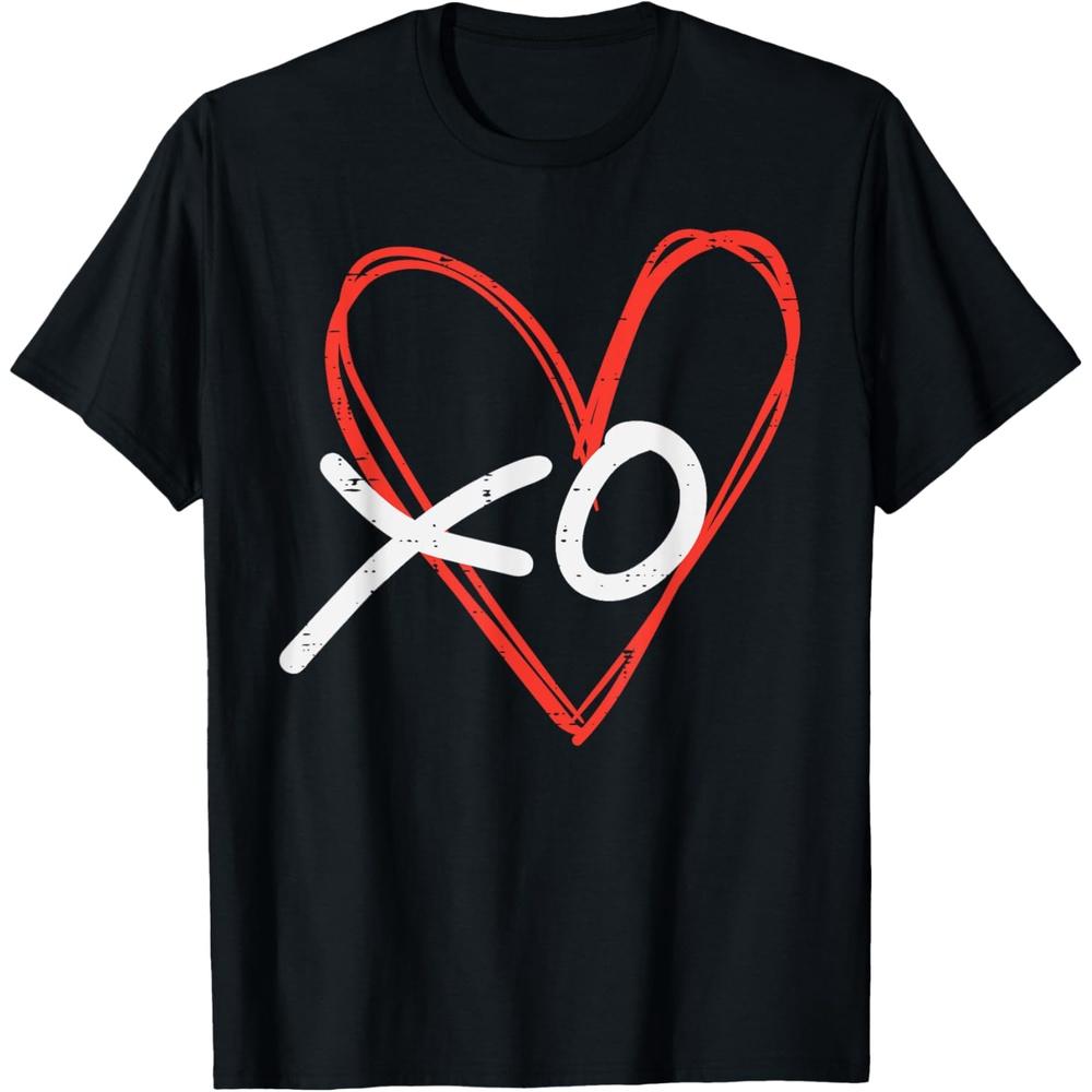 Valentines Day Heart XO Love Women Girls Boys Girls Teen Youth T-Shirt