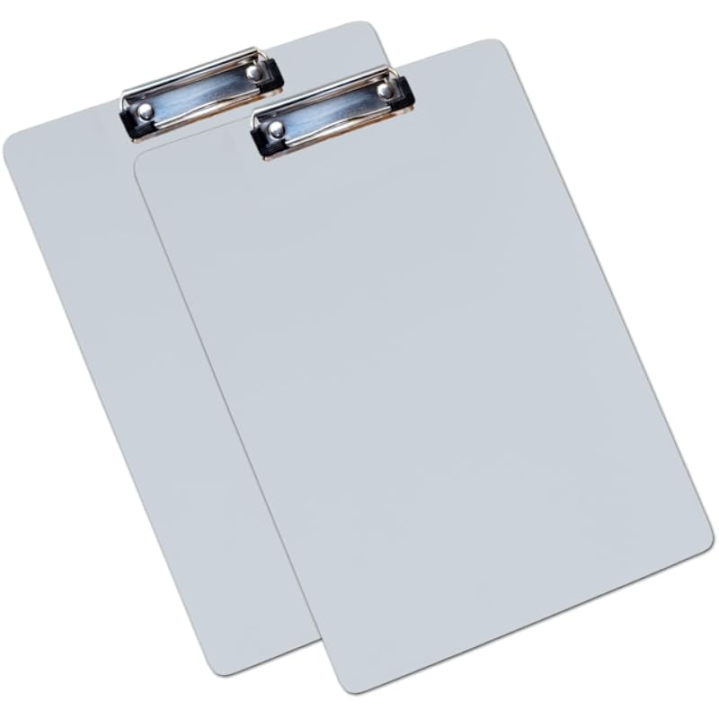 Eduway Exam Board Wooden/Writing/Clipboard ? Lightweight MDF | Heavy Duty Clip for Office, School, Home, College, Shop -
