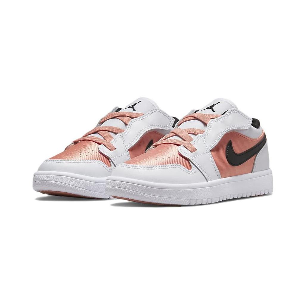 Детские кроссовки Air Jordan 1 Low ALT PS Light Madder Root Розовый Черный Белый DM8966-801