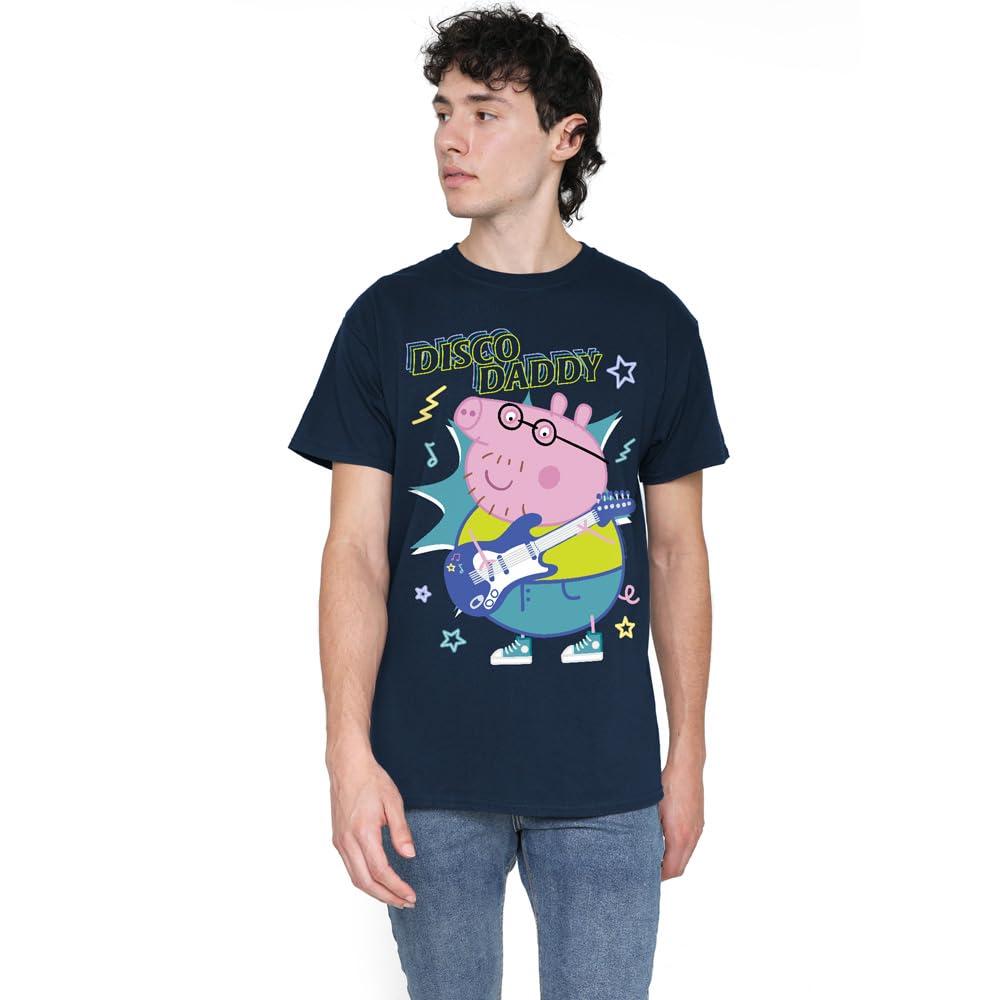 Peppa Pig Mens Disco Daddy T-Shirt