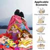 Princesses Friends Adventure Flannel Blanket Super Soft Warm Cozy Blanket For Sofa Bed Office Travel Allseason Home Decor Gift