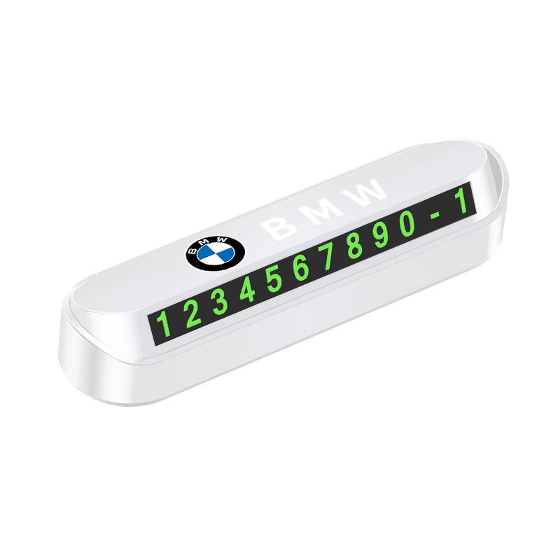 S85746 Car interior Temporary Parking Card Phone Number Card Plate For Bmw M Power E36 E38 E90 E60 E87 E34 E53 X3 X5 X6 TCFJN1