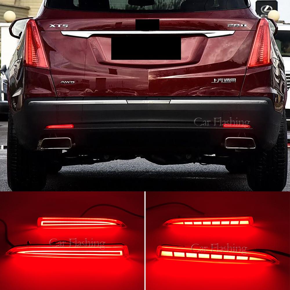 For Chevy Chevrolet Camaro Traverse for Cadillac XT5 ATS Pontiac G8 Rear Bumper Light Dynamic Turn Signal Lamp Brake Light