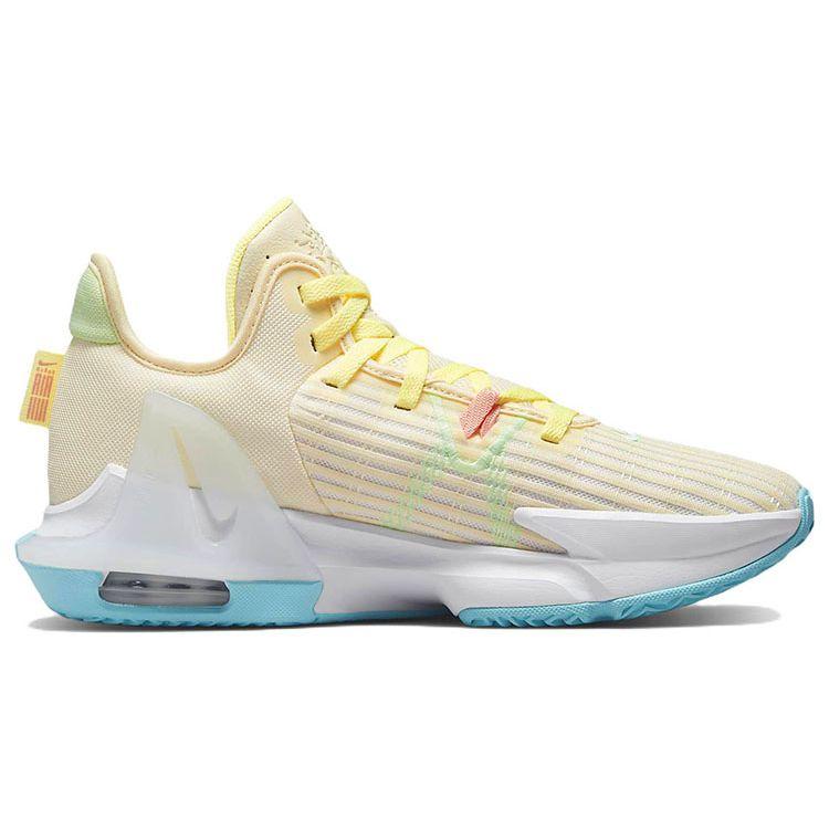 Nike LeBron Witness 6 Пасхальные мужские кроссовки Желтый кокосово-молочный пар-зеленый CZ4052-103