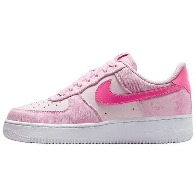 Кроссовки Air Force 1 Дышащие Низкие Скейтбордические Женские Розовые Белые IR1974-663