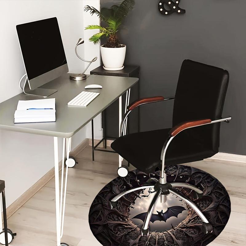 1pc Office Carpet Chair Mats Bat Cave Fantasy Artwork Perfect for Decorating Office Chairs, Living Rooms, Or Bedrooms.YDT080