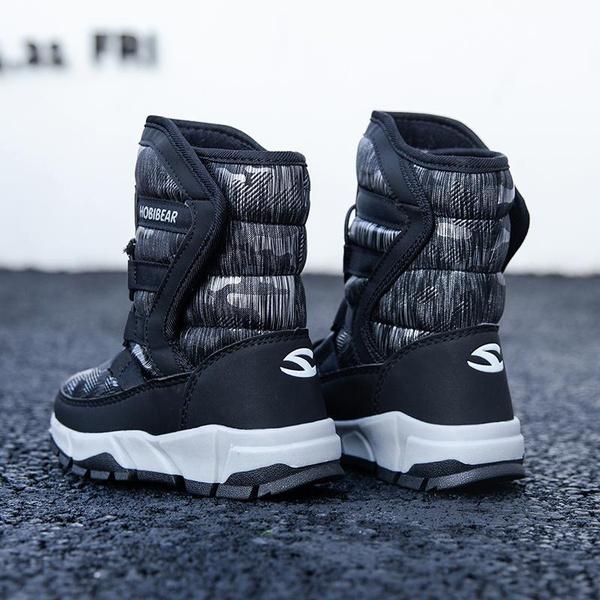 Winter Kids Snow Boots Children Outdoor Shoes Girls Boys Winter Warm Boots Waterproof Size